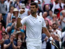 Novak Djokovic nunca ha perdido su primer partido en Wimbledon. EFE/N. Hall