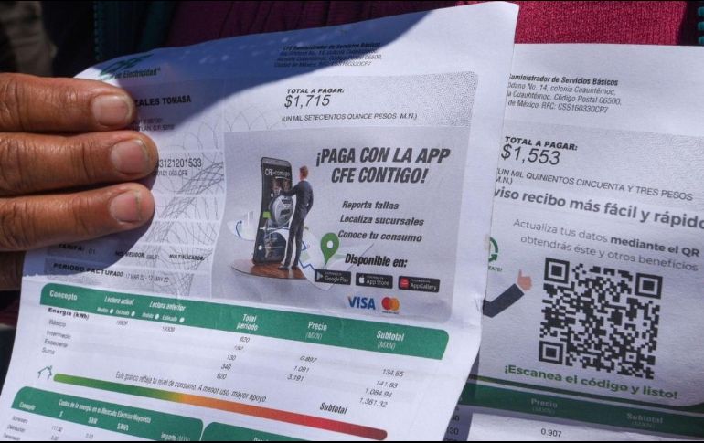 El recibo podría llegar 50% más caro en julio. ESPECIAL