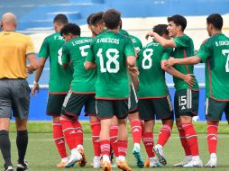 México se impuso con marcador de 3-0 a Honduras. ESPECIAL/Conade