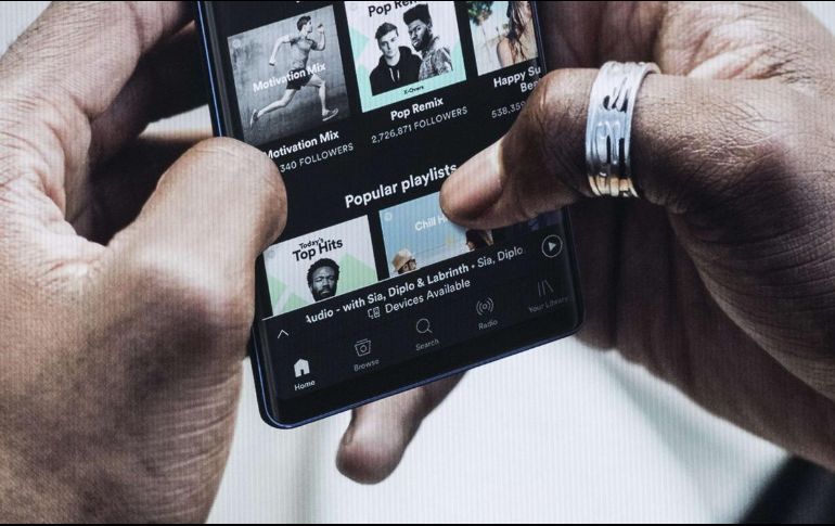 Spotify lanzó una nueva pantalla de inicio muy al estilo de TikTok. AFP/ARCHIVO
