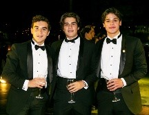 Agustín Flores, John Lester y Alejandro Lugo. GENTE BIEN JALISCO/ Jorge Soltero