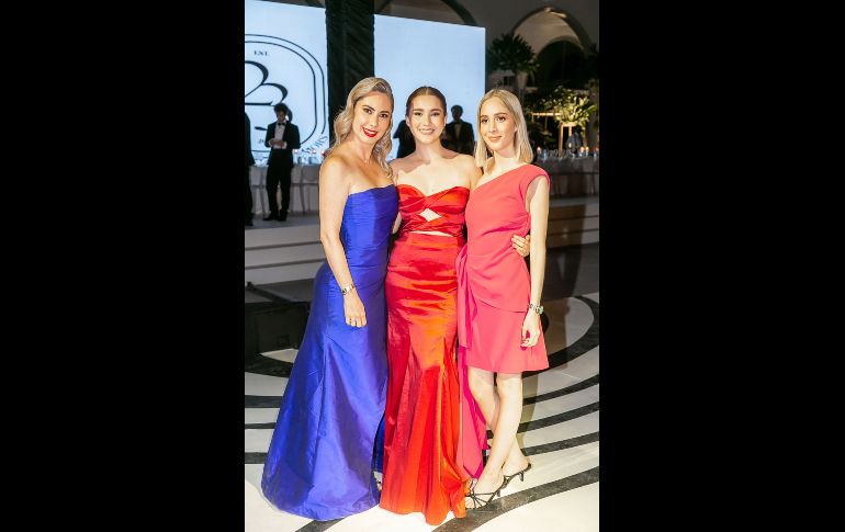 Miriam Lares, Isa Vázquez e Ivanna Vázquez. GENTE BIEN JALISCO/ Jorge Soltero