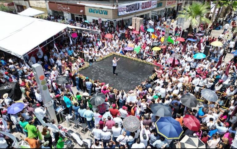 Claudia Sheinbaum en Torreón, Coahuila. ESPECIAL