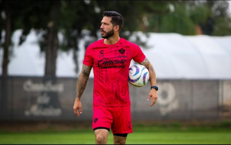 Benjamín Mora quiere la victoria ante Rayados. ESPECIAL/Atlas FC