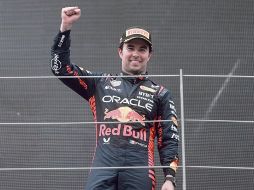 Pérez espera que en Silverstone mantenga la inercia ganada en Austria. AFP/V. Simicek