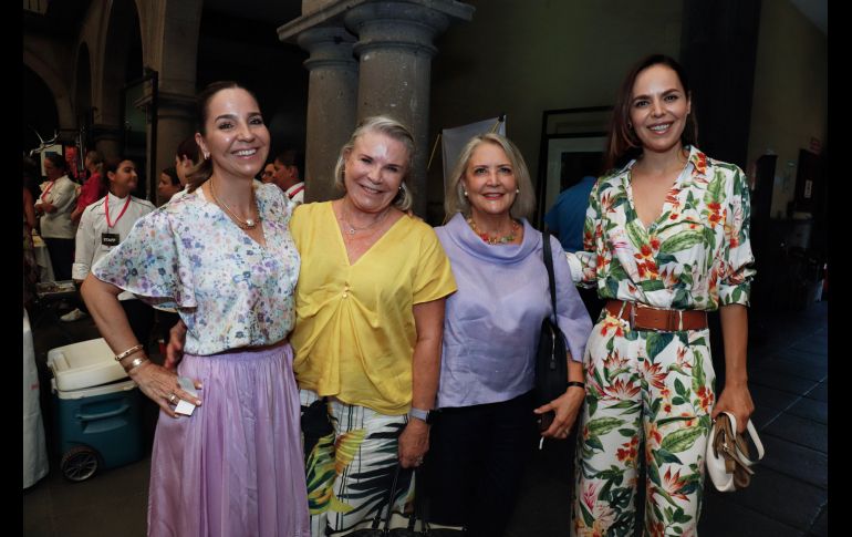 Pavi Alcocer, Diana Medina, Paty García y Claudia Huizar. GENTE BIEN JALISCO/ Claudio Jimeno