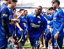 Julián Quiñones se muestra contento con su nuevo equipo. ESPECIAL/Club América