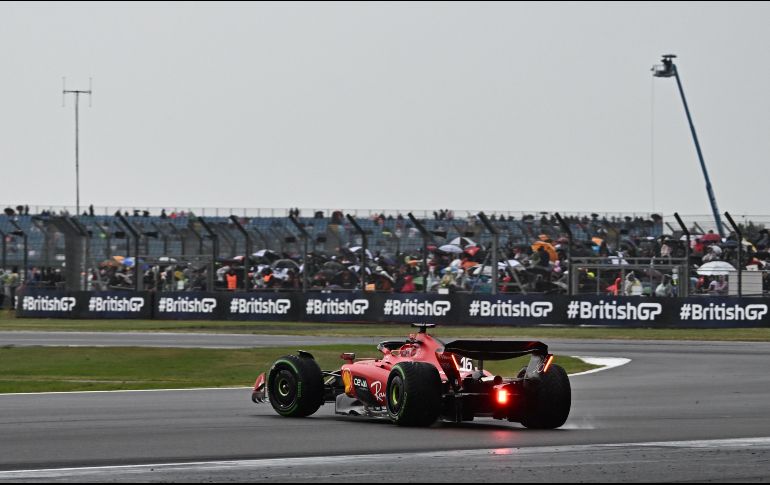 La lluvia impidió un mejor desempeño de los pilotos. EFE/C. Bruna