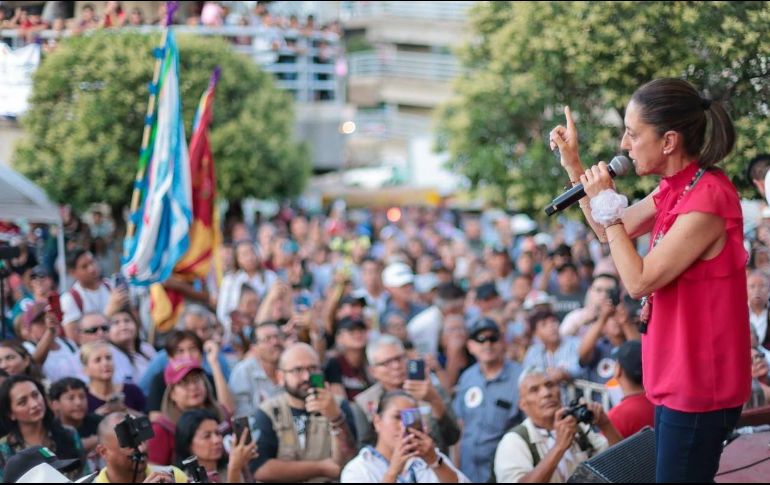 Sheinbaum ha afirmado que la Alianza opositora representa el pasado. EL INFORMADOR/ Archivo