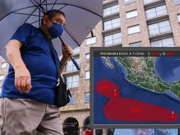 El pronóstico del clima prevé lluvias para Guadalajara este sábado. SMN / EL INFORMADOR / ARCHIVO