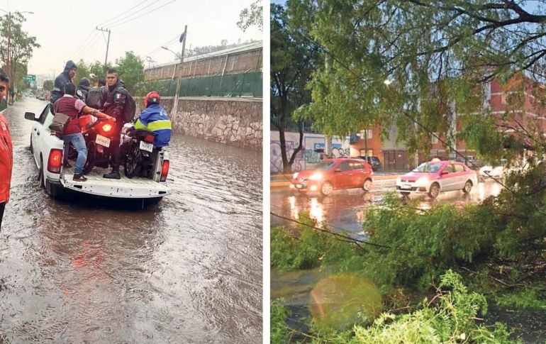 Las lluvias, a partir del rango de fuertes, podrían originar el incremento en los niveles de ríos y arroyos, así como deslaves e inundaciones. SUN / ARCHIVO