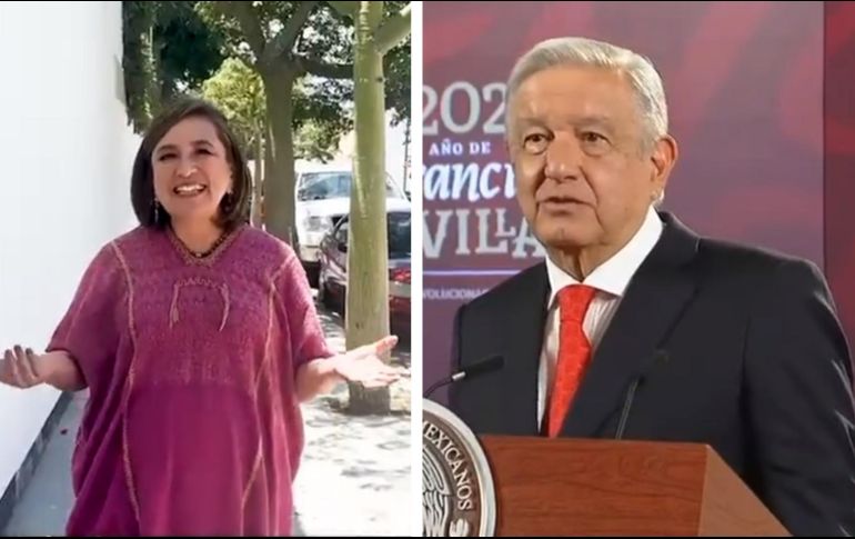 Xóchitl Gálvez y el Presidente López Obrador sostienen, desde hace tiempo, encontronazos políticos. TWITTER / @XochitlGalvez