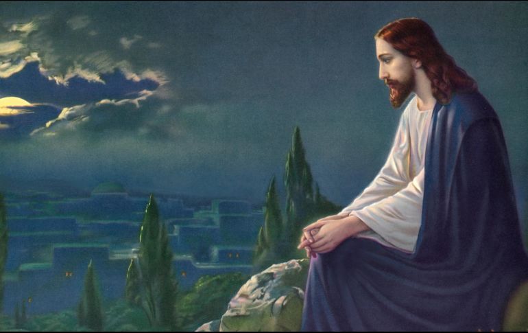 «Vengan a mí, todos los que están fatigados y agobiados por la carga y yo les daré alivio». «Cristo en el Monte de los Olivos», de J. Untersberger