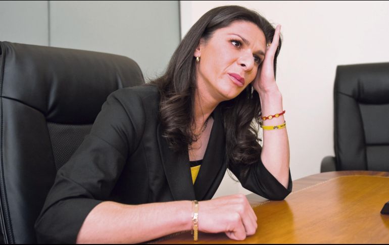 Ana Gabriel Guevara, titular de la Comisión Nacional de Cultura Física y Deporte. AFP/O. Torres