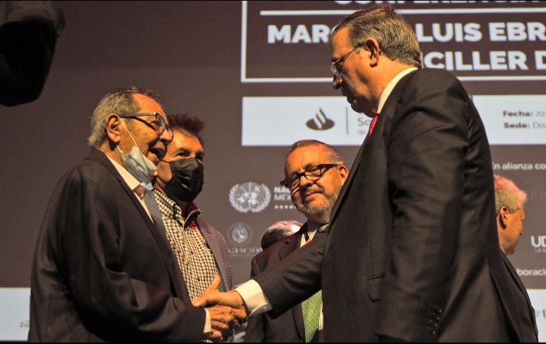 Marcelo Ebrard fue uno de los primeros en reaccionar a la noticia de la muerte de Muñoz Ledo. ARCHIVO/ EL INFORMADOR