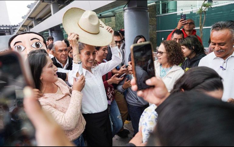 Claudia Sheinbaum tiene varias actividades planeadas durante su recorrido por Jalisco. ESPECIAL