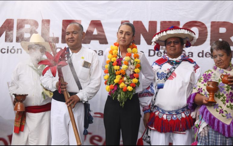 Claudia Sheinbaum busca ser la primera presidente de México. EL INFORMADOR/ C. Zepeda