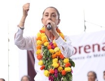 Sheinbaum recordó que para elegir a la figura que representará a Morena en la próxima contienda electoral se llevará a cabo una encuesta. EL INFORMADOR/ C. Zepeda