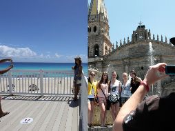 Los datos reflejan una estabilización de la tendencia al alza del turismo en México, que tuvo 38.3 millones de turistas internacionales durante 2022. ESPECIAL / EFE y EL INFORMADOR