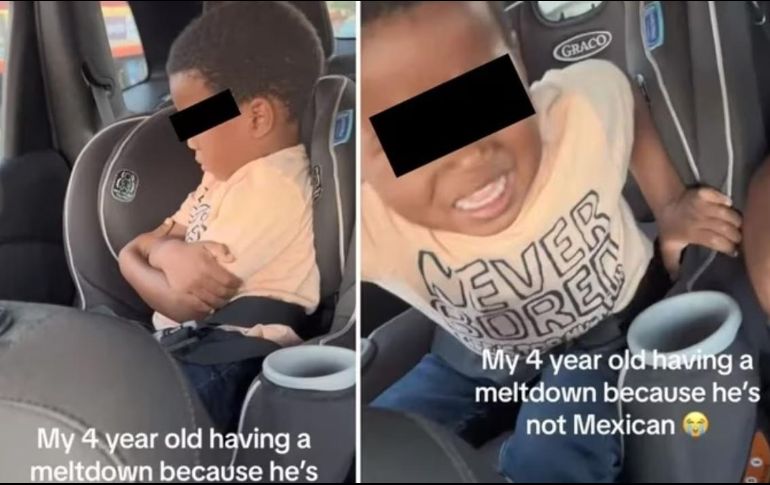 El video lo subió a TikTok la mamá del pequeño. ESPECIAL