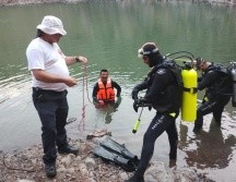 El cuerpo ya se encontraba sin vida a 15 metros de profundidad. ESPECIAL/Bomberos de Zapopan