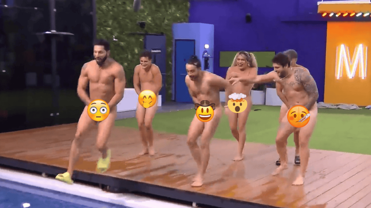 El Team Infierno desnudos en La Casa de los Famosos México