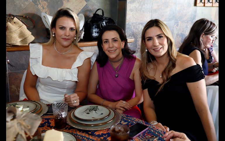 Ale Torres Roux, Rocío Martínez y Marcela Ramírez. GENTE BIEN JALISCO/ Claudio Jimeno