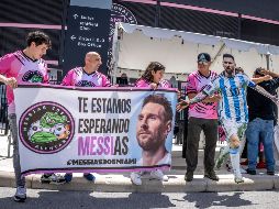 Lionel Messi aterrizó junto a su familia en tierras estadounidenses para dar inicio a su nueva aventura. EFE/C. Herrera