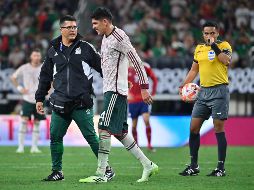Edson Álvarez salió lesionado del partido del pasado fin de semana ante Costa Rica. IMAGO7/Archivo