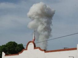 Una vivienda utilizada como fábrica de fuegos pirotécnicos explotó y luego se incendió. SUN