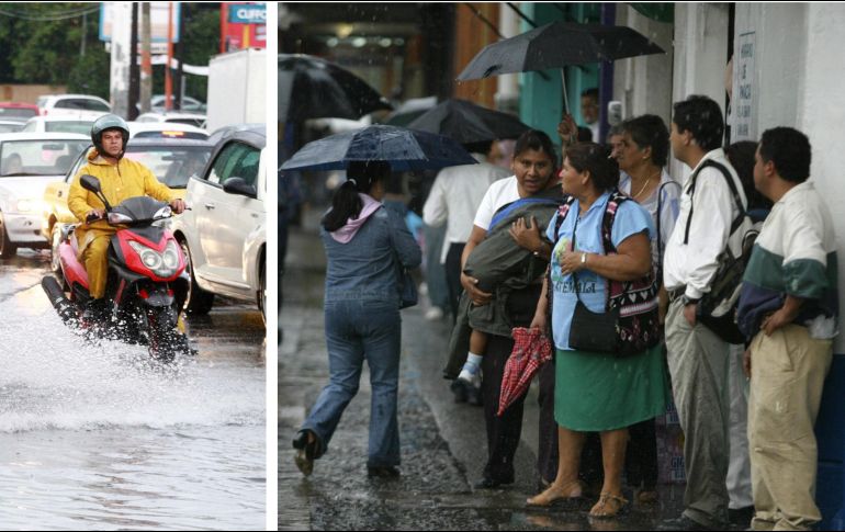 Las lluvias, a partir del rango de fuertes, podrían originar el incremento en los niveles de ríos y arroyos, así como deslaves e inundaciones. EL INFORMADOR / ARCHIVO