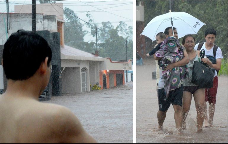Una de las afectaciones más comunes en Guadalajara y otros municipios del Estado de Jalisco por el temporal de lluvias son las inundaciones. EFE / ARCHIVO