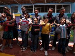 En el evento se contó con la presencia de jugadores y cuerpo técnico del primer equipo varonil y del cuadro femenil de las rojinegras del Atlas. IMAGO7