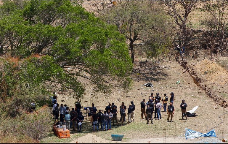 El Fiscal detalló que de las seis personas fallecidas solo tres eran policías: tres de la Fiscalía Estatal y uno de la Comisaría de Tlajomulco.EFE / F. Guasco