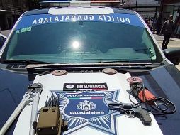 La Comisaría de Seguridad Ciudadana de Guadalajara sospecha que el detenido está relacionado con al menos dos robos con violencia a vehículos de carga. ESPECIAL