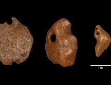 Los ornamentos fueron descubiertos hace unos 30 años en un refugio rocoso llamado Abrigo de Santa Elina. AP/T. Rabito