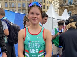 Jimena de la Peña quedó por detrás de la francesa Ilona Hadhoum, dejando una postal llena de amor por México. ESPECIAL / Conade