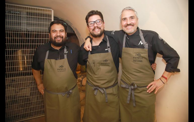 César Jiménez, Diego Montoya y Mikel Alonso. GENTE BIEN JALISCO/ Tony Martínez