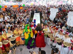 Fue recibida por miles de veracruzanos. ESPECIAL