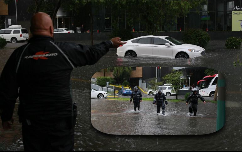 Durante esta semana, en varios puntos del Área Metropolitana de Guadalajara, las fuertes lluvias se han presentado en la madrugada. EL INFORMADOR / ARCHIVO