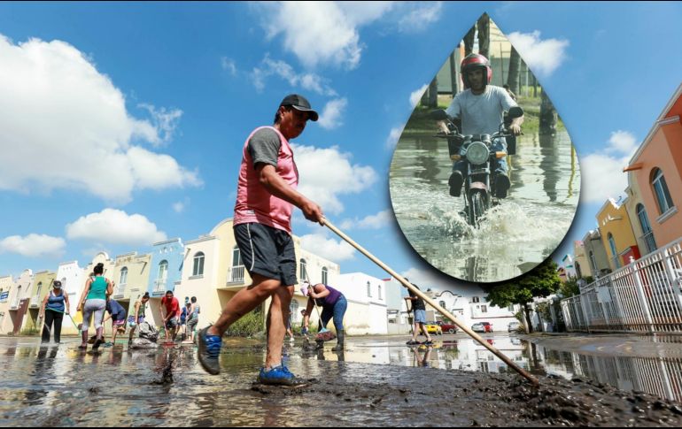 La de la madrugada fue una tormenta fuerte, como se pronosticaba, con actividad eléctrica; y, como sucede en cada temporal, las inundaciones por toda la ciudad fueron reportadas ante las autoridades. EL INFORMADOR / ARCHIVO