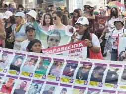 Colectivos de familias buscadoras tienen planeada una marcha para mañana. EL INFORMADOR/ A. Camacho