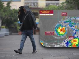 El pronóstico para el Pacífico Centro es de cielo medio nublado a nublado con lluvias puntuales fuertes en Nayarit y Jalisco. SMN / EL INFORMADOR / ARCHIVO