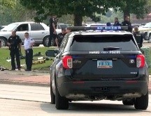 El agresor fue abatido por otros policías. ESPECIAL