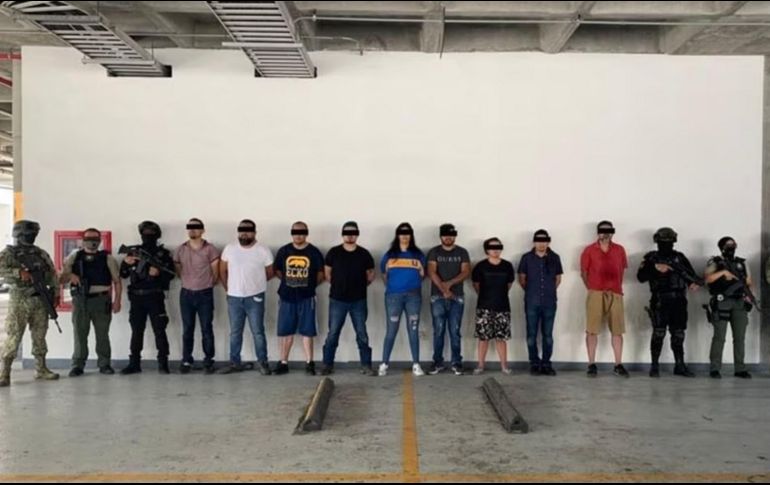 La Secretaría de Seguridad del Estado, informó que la detención de los integrantes del grupo delictivo ocurrió, frente a un domicilio ubicado en la calle Linares en su cruce con Almazán en la colonia Topo Chico, al noroeste de Monterrey. ESPECIAL