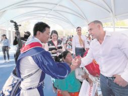 Secretario de Desarrollo y Asistencia Social, Alberto Esquer. ESPECIAL