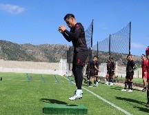 Los rojinegros están de manteles largos, ya que este lunes entrenaron por primera vez en la que será su nueva casa, la Academia. ESPECIAL / Atlas FC