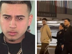 El cantante de corridos tumbados terminó esposado y fichado por autoridades de aquel país. ESPECIAL