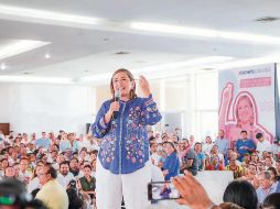 La aspirante a candidata presidencial por parte del Frente Amplio por México, Xóchitl Gálvez, cuenta con el apoyo total por parte de su partido, el PAN. ESPECIAL