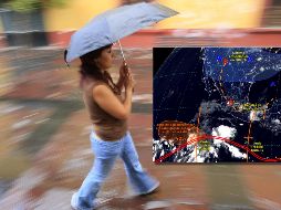 Las lluvias, a partir del rango de fuertes, podrían originar el incremento en los niveles de ríos y arroyos, así como deslaves e inundaciones. SMN / EL INFORMADOR / ARCHIVO